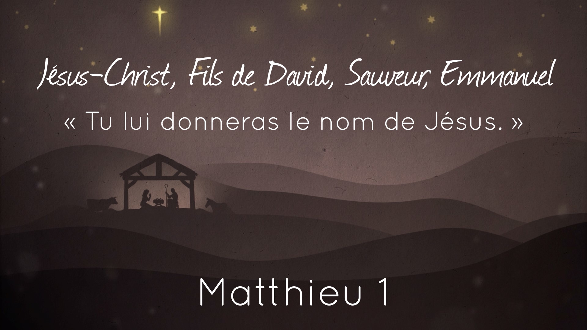 23 December Jesus Christ FRENCH
